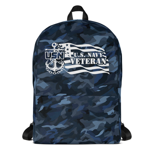 Backpack – Blue Camo U.S. Navy Veteran Gear - American Revival Gear