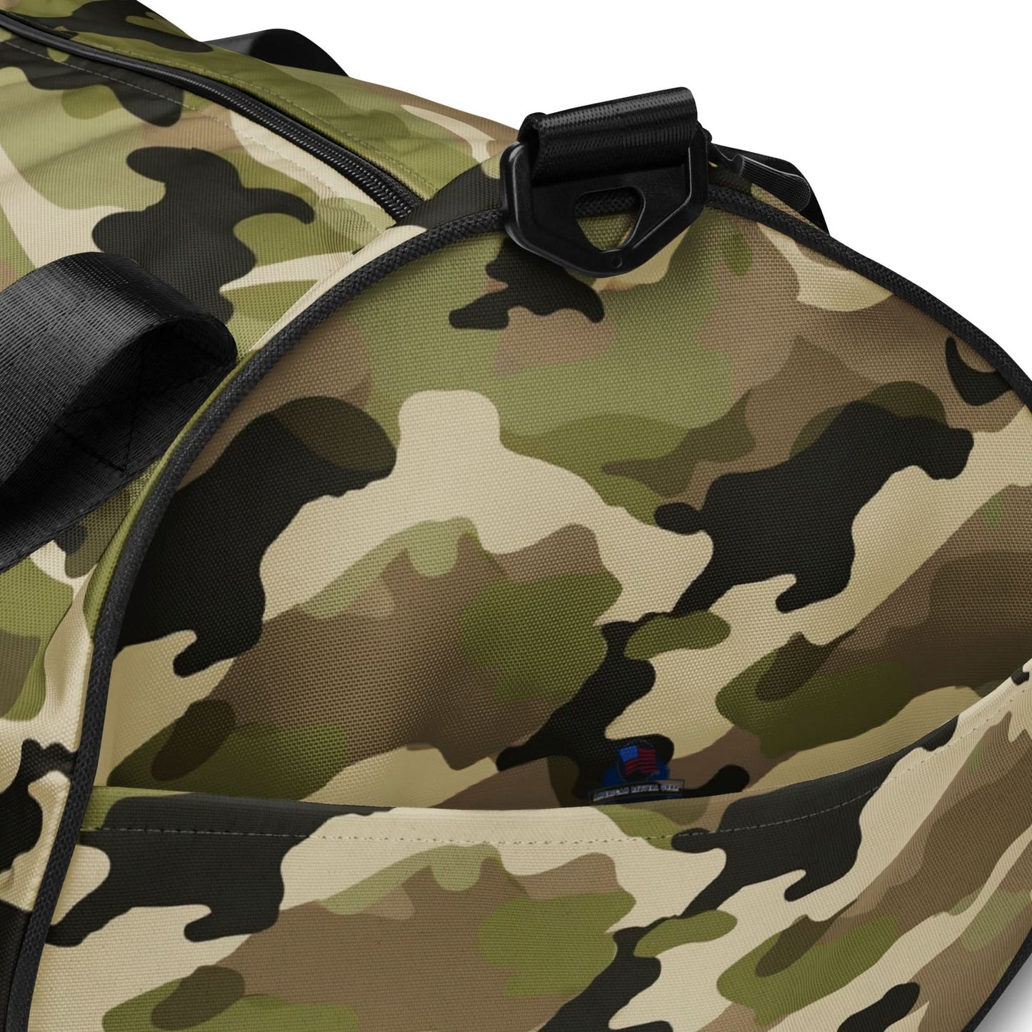 Camo US Army Veteran Tactical Gym Duffel Bag - American Revival Gear