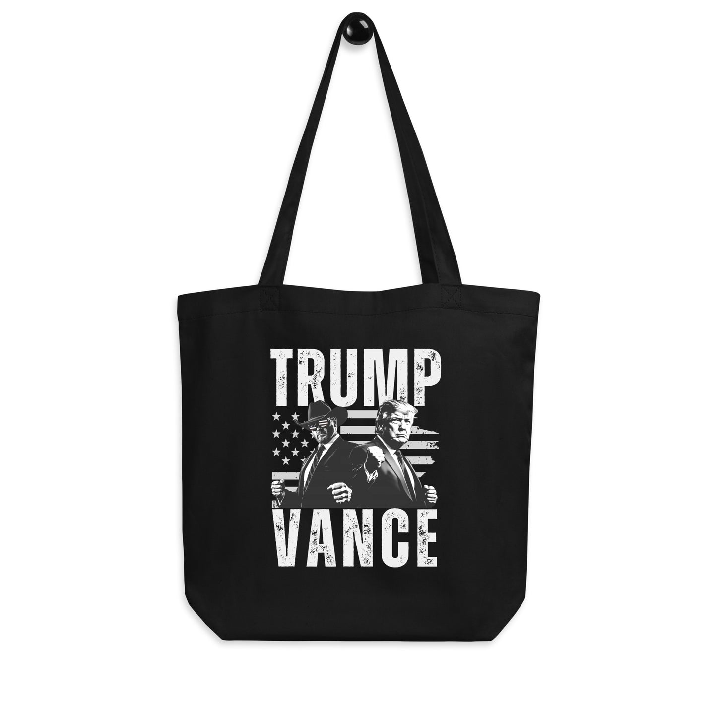 Trump Vance Duo Patriotic Organic Cotton Tote Bag - American Revival Gear