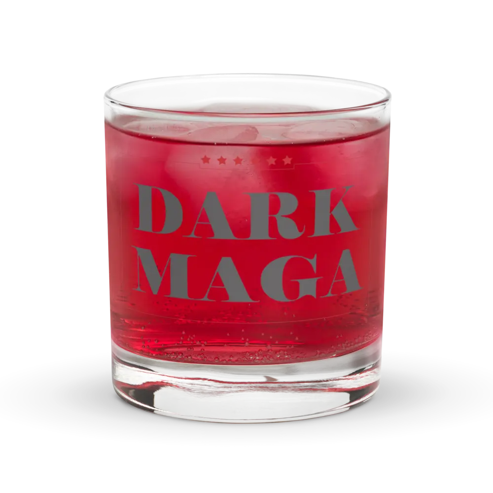 Dark MAGA Rocks Glass American Revival Gear