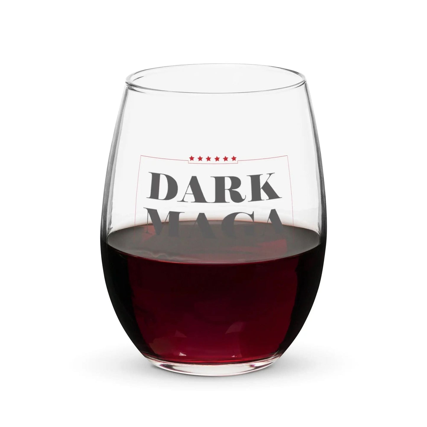 Dark MAGA Stemless Wine Glass American Revival Gear