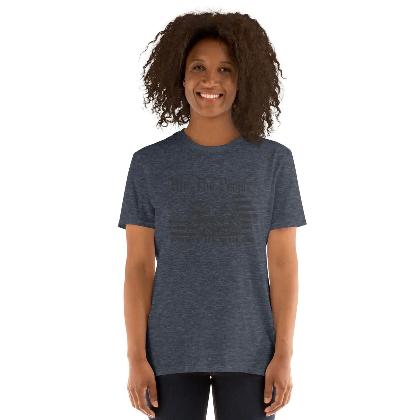 We The People Won't Be Ruled Eagle American Flag Women's T-Shirt American Revival Gear