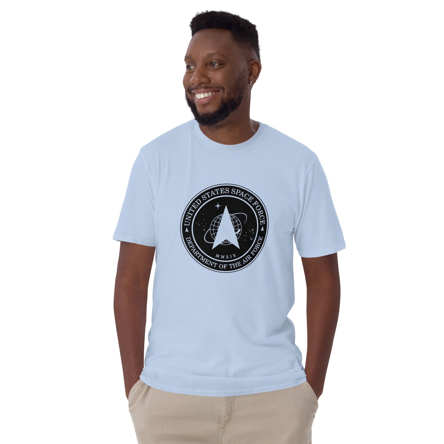 Men's T-Shirt – Space Force Military Logo - American Revival Gear