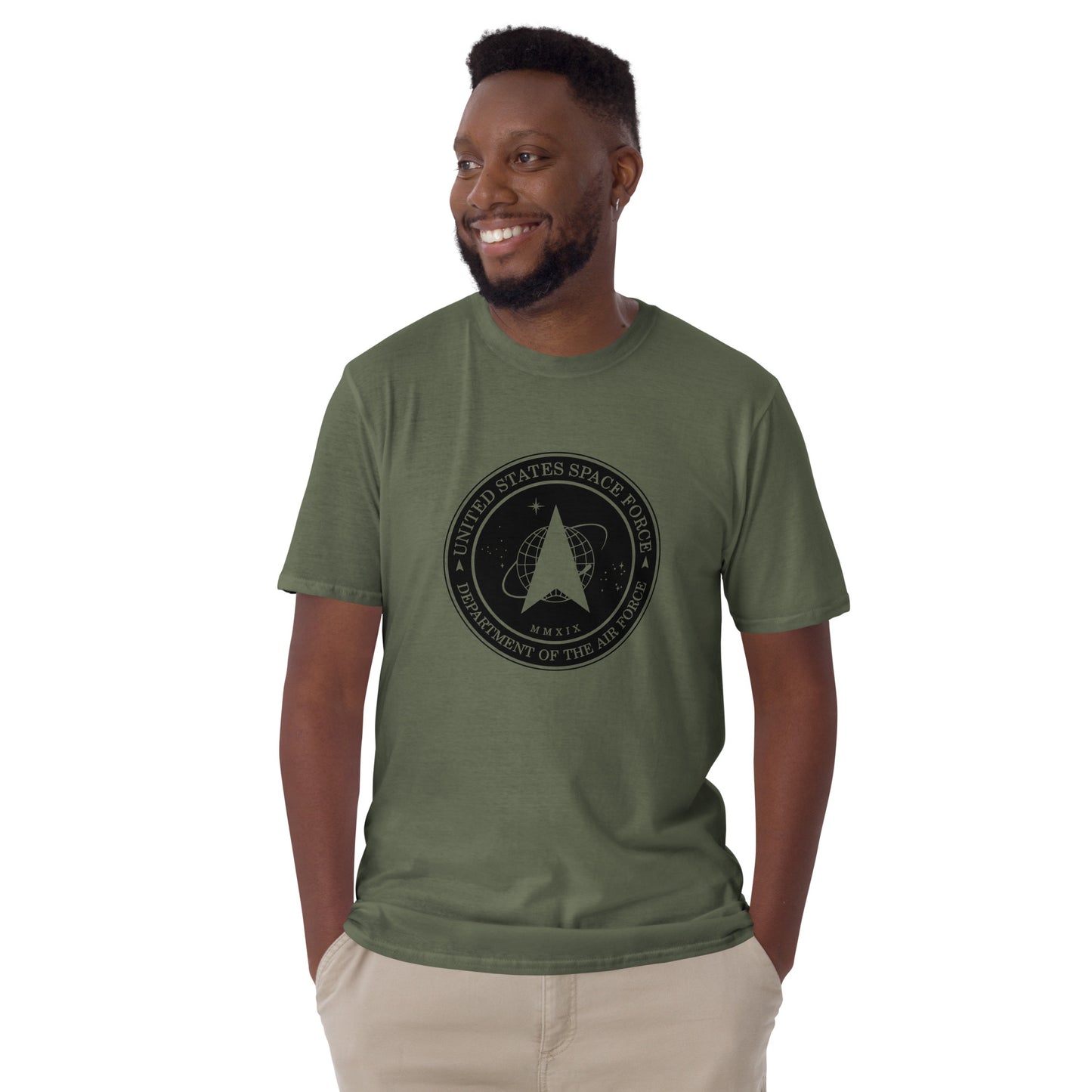 Men's T-Shirt – Space Force Military Logo - American Revival Gear