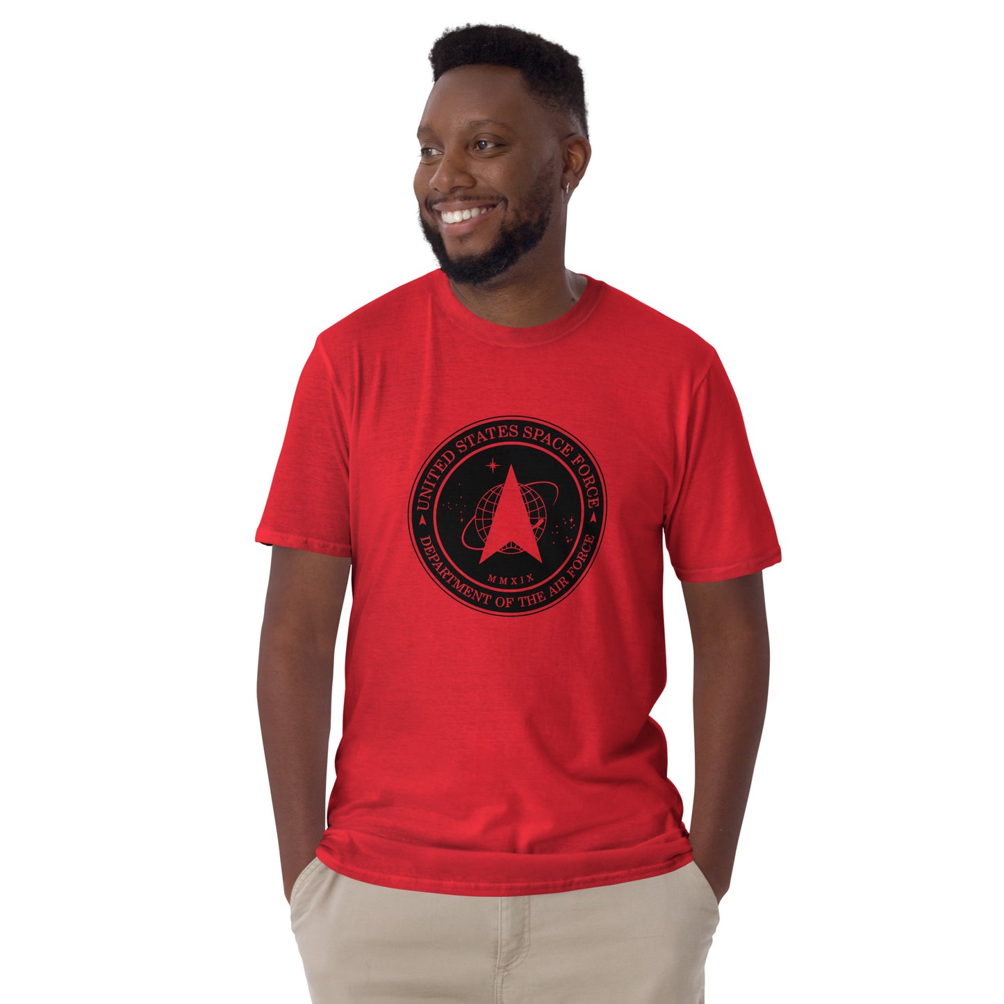 Men's T-Shirt – Space Force Military Logo - American Revival Gear
