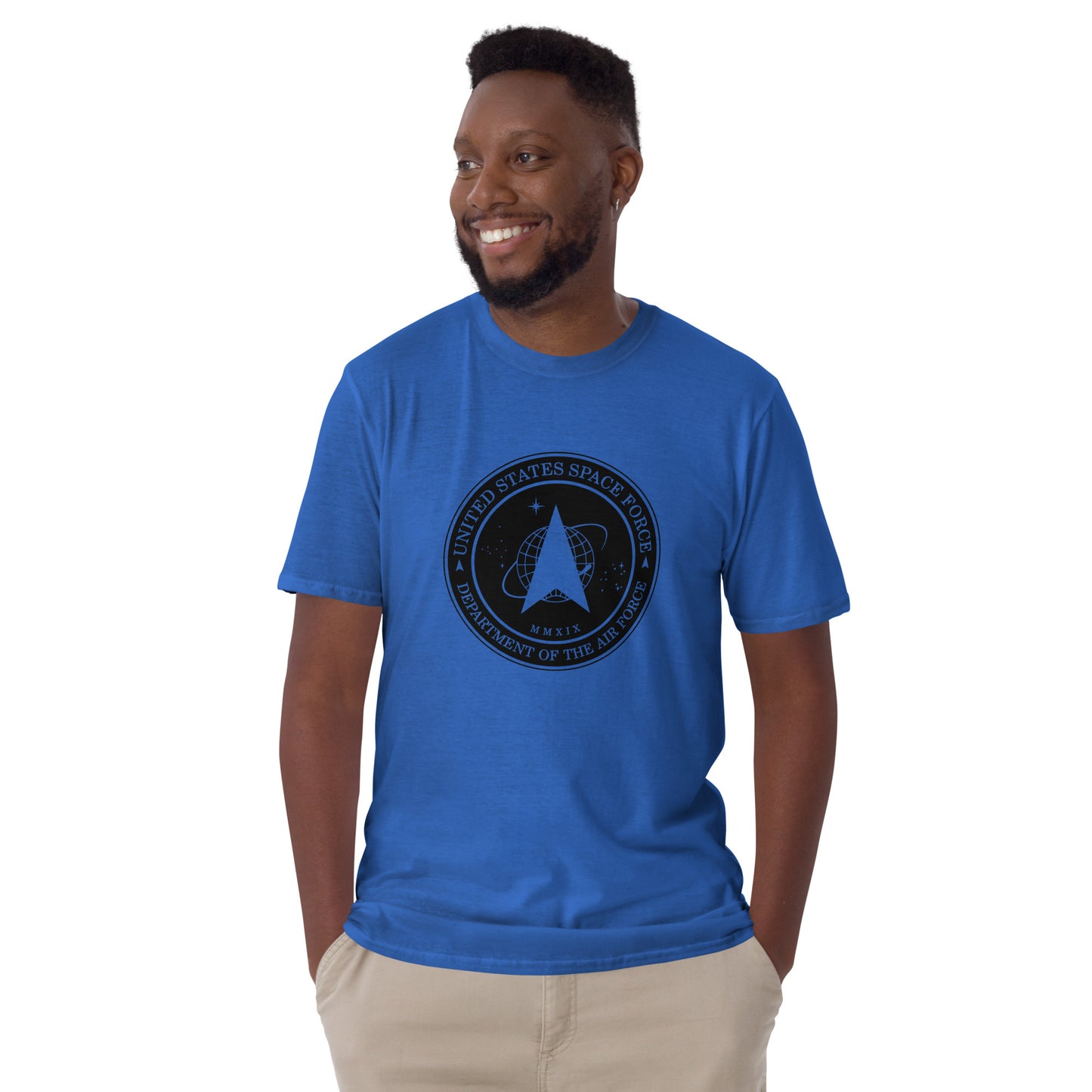Men's T-Shirt – Space Force Military Logo - American Revival Gear
