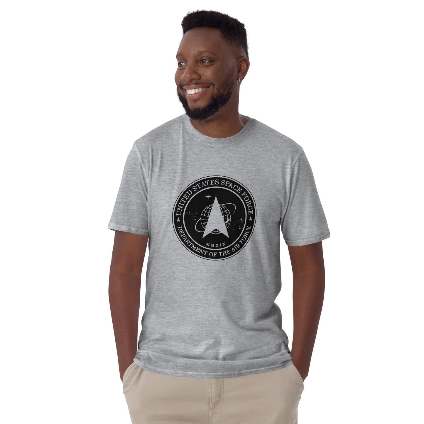 Men's T-Shirt – Space Force Military Logo - American Revival Gear