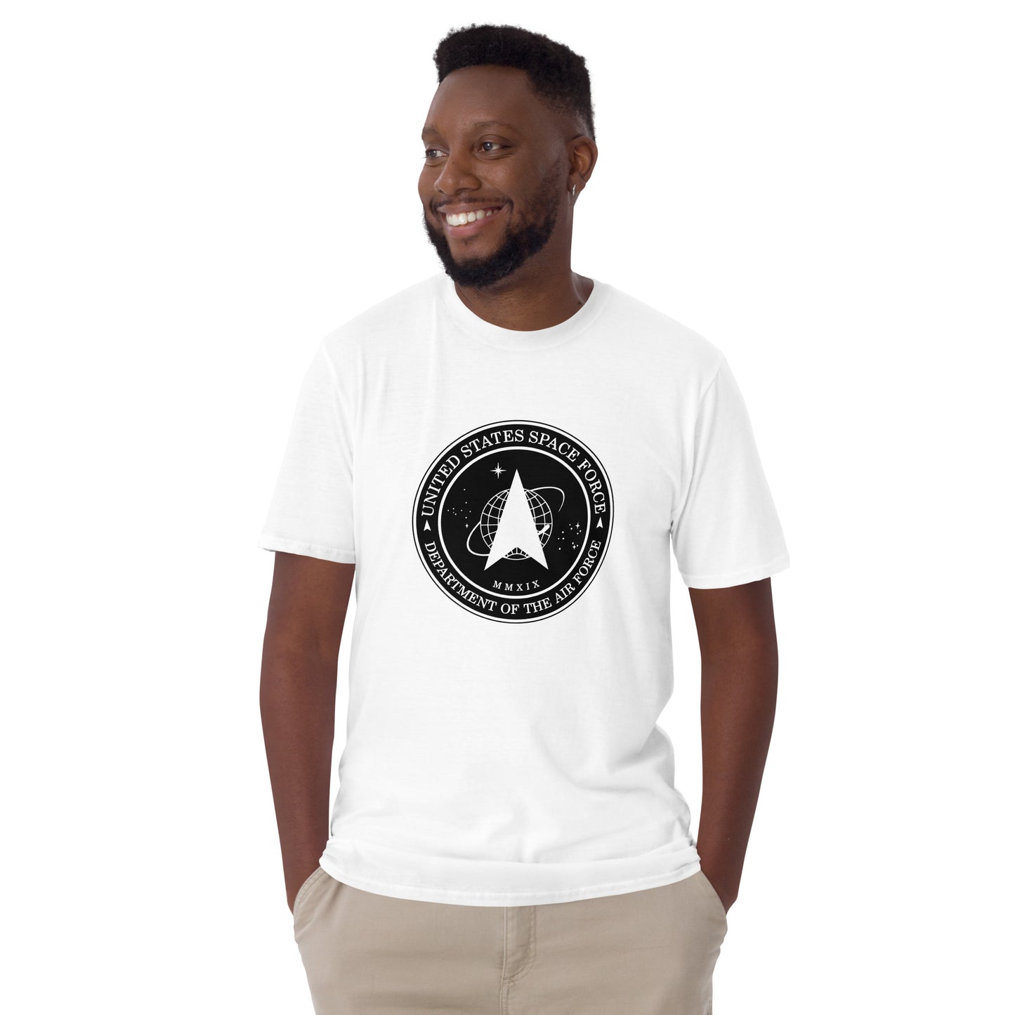 Men's T-Shirt – Space Force Military Logo - American Revival Gear