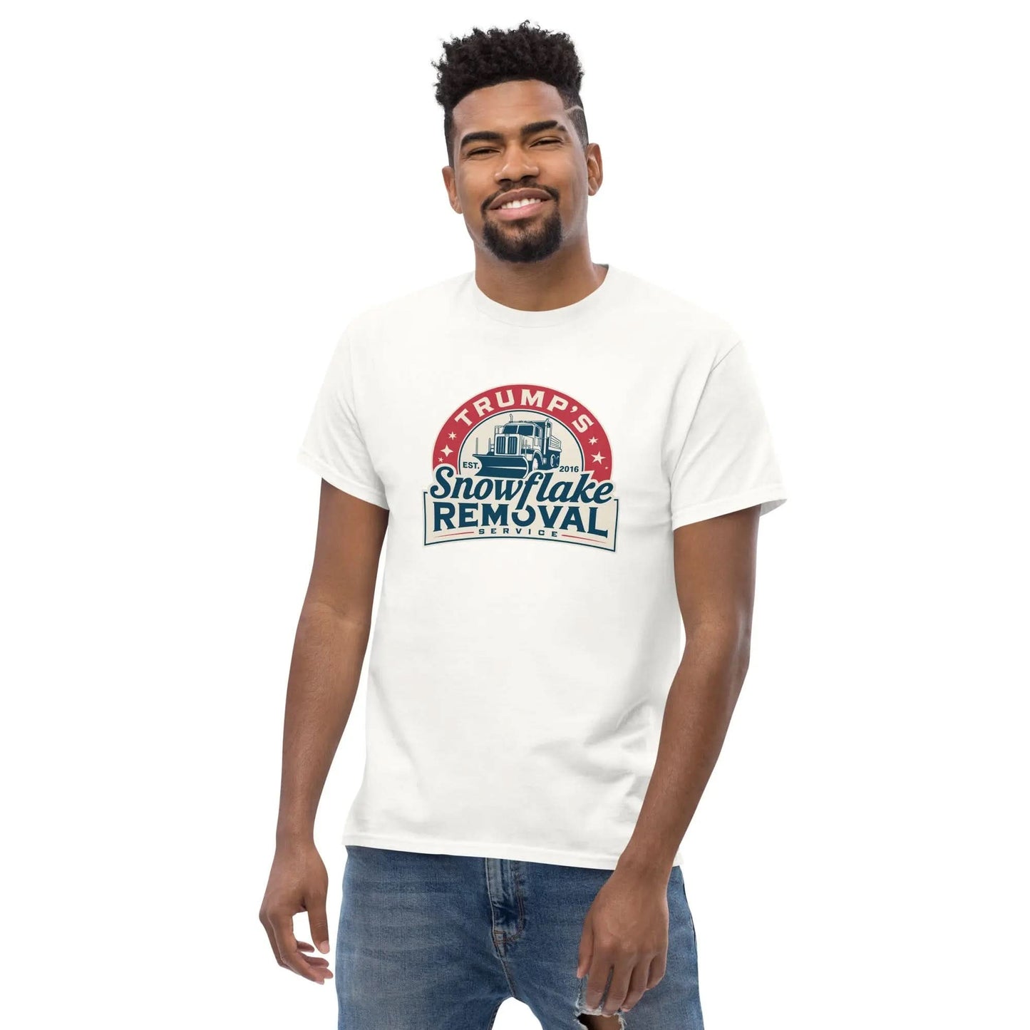 Trump's Snowflake Removal American Patriotic Men's T-shirt - American Revival Gear