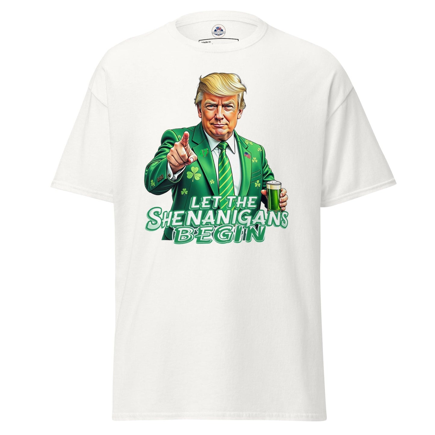 Men's T-Shirt - Trump Let The Shenanigans Begin - American Revival Gear