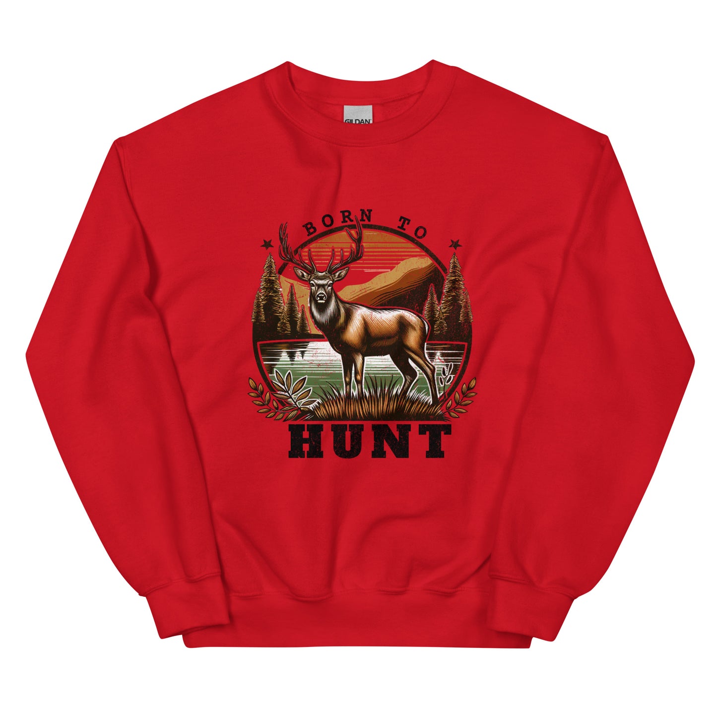 Men's Sweatshirt - Born To Hunt - American Revival Gear