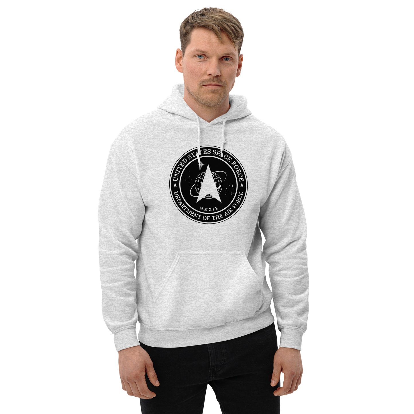 Men's Hoodie – Space Force Military Logo Sweatshirt - American Revival Gear