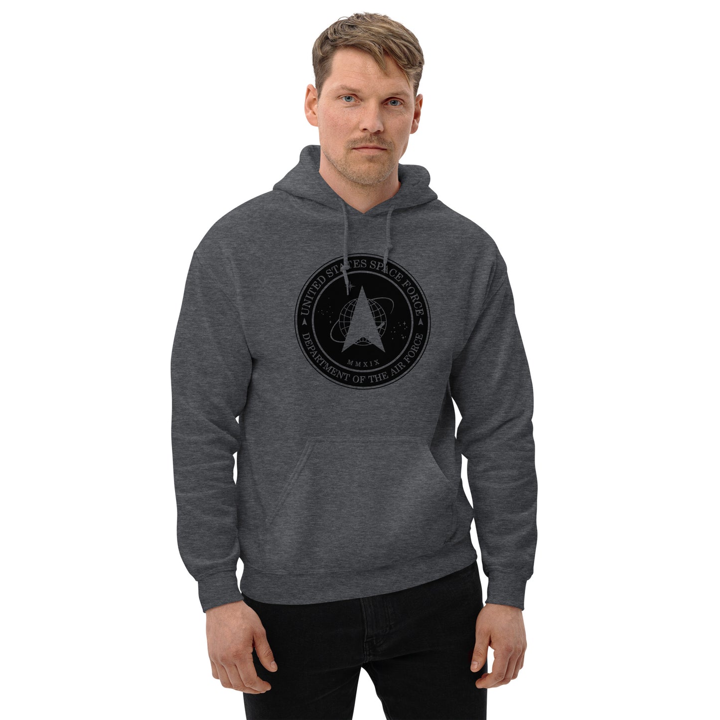 Men's Hoodie – Space Force Military Logo Sweatshirt - American Revival Gear