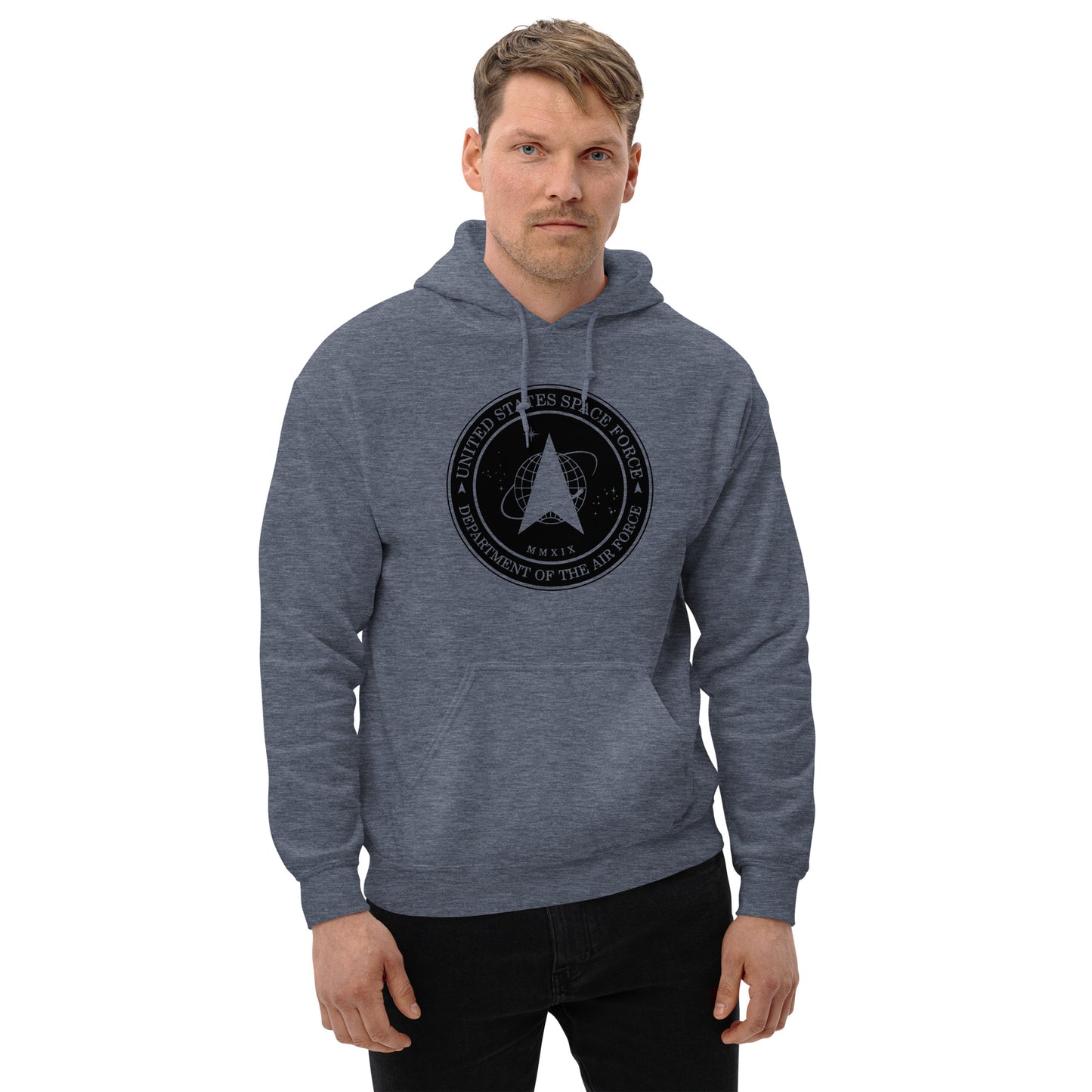 Men's Hoodie – Space Force Military Logo Sweatshirt - American Revival Gear