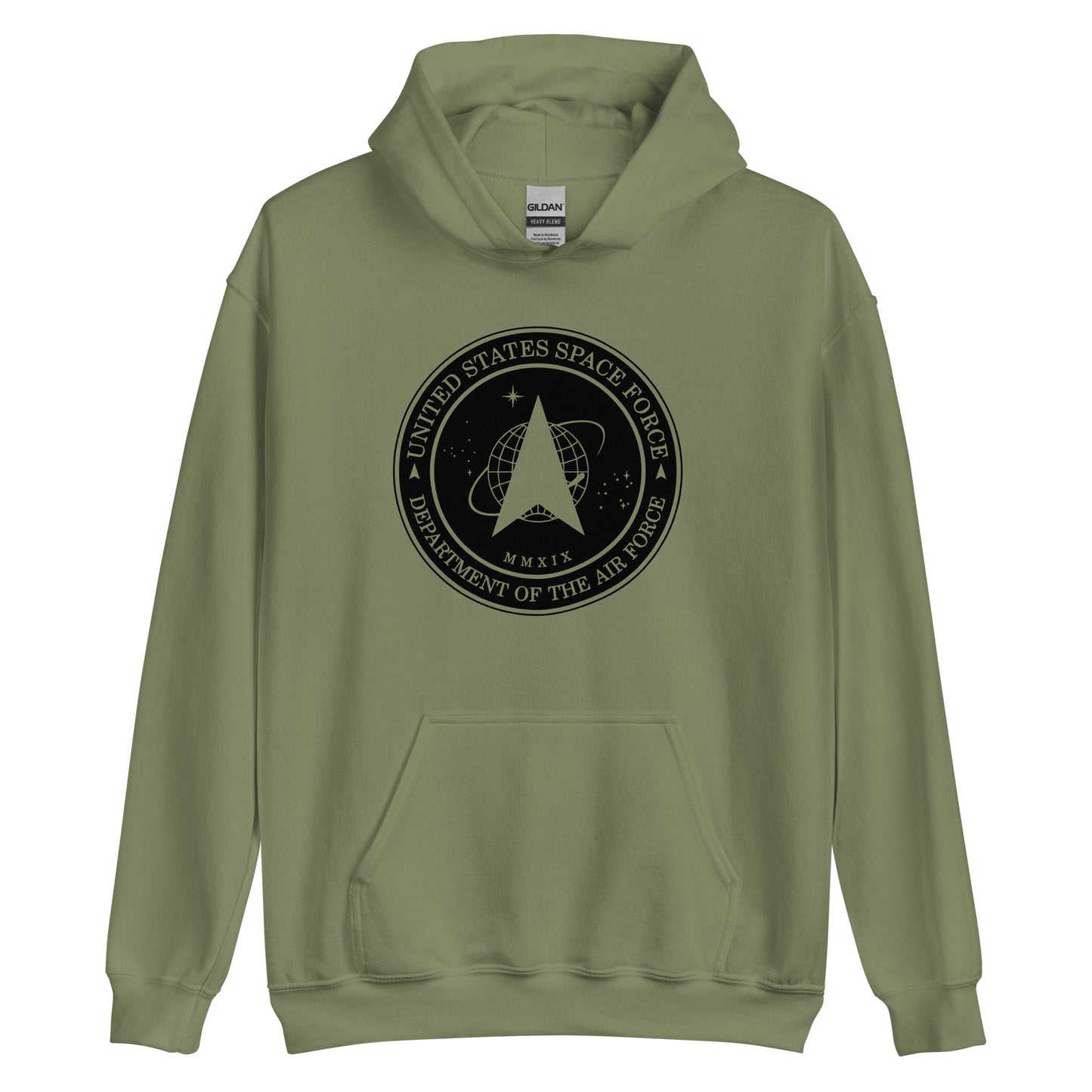 Men's Hoodie – Space Force Military Logo Sweatshirt - American Revival Gear
