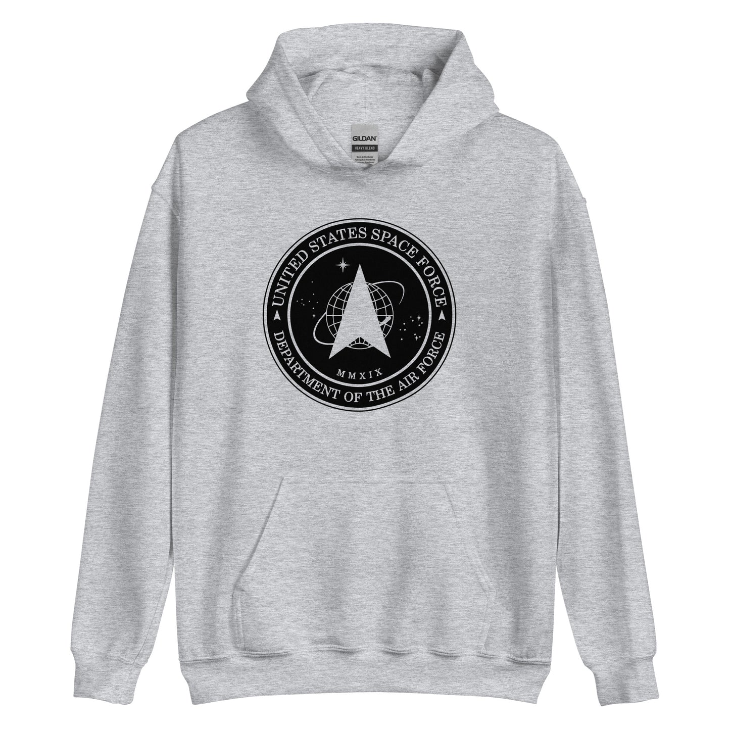Men's Hoodie – Space Force Military Logo Sweatshirt - American Revival Gear