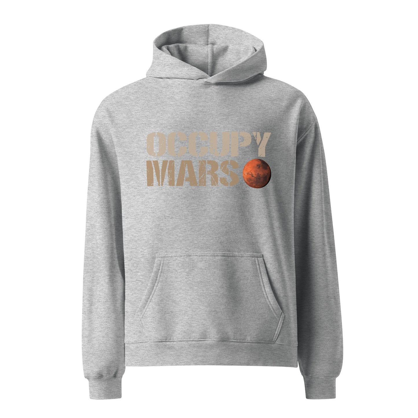 Oversized Hoodie For Women - Occupy Mars - SpaceX - American Revival Gear