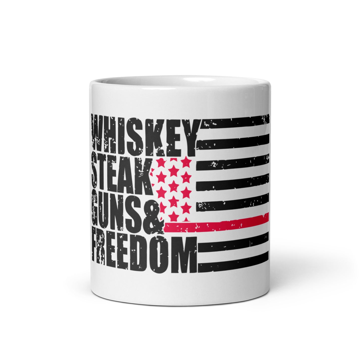 Whiskey Steak Guns Freedom Coffee Mug - American Revival Gear