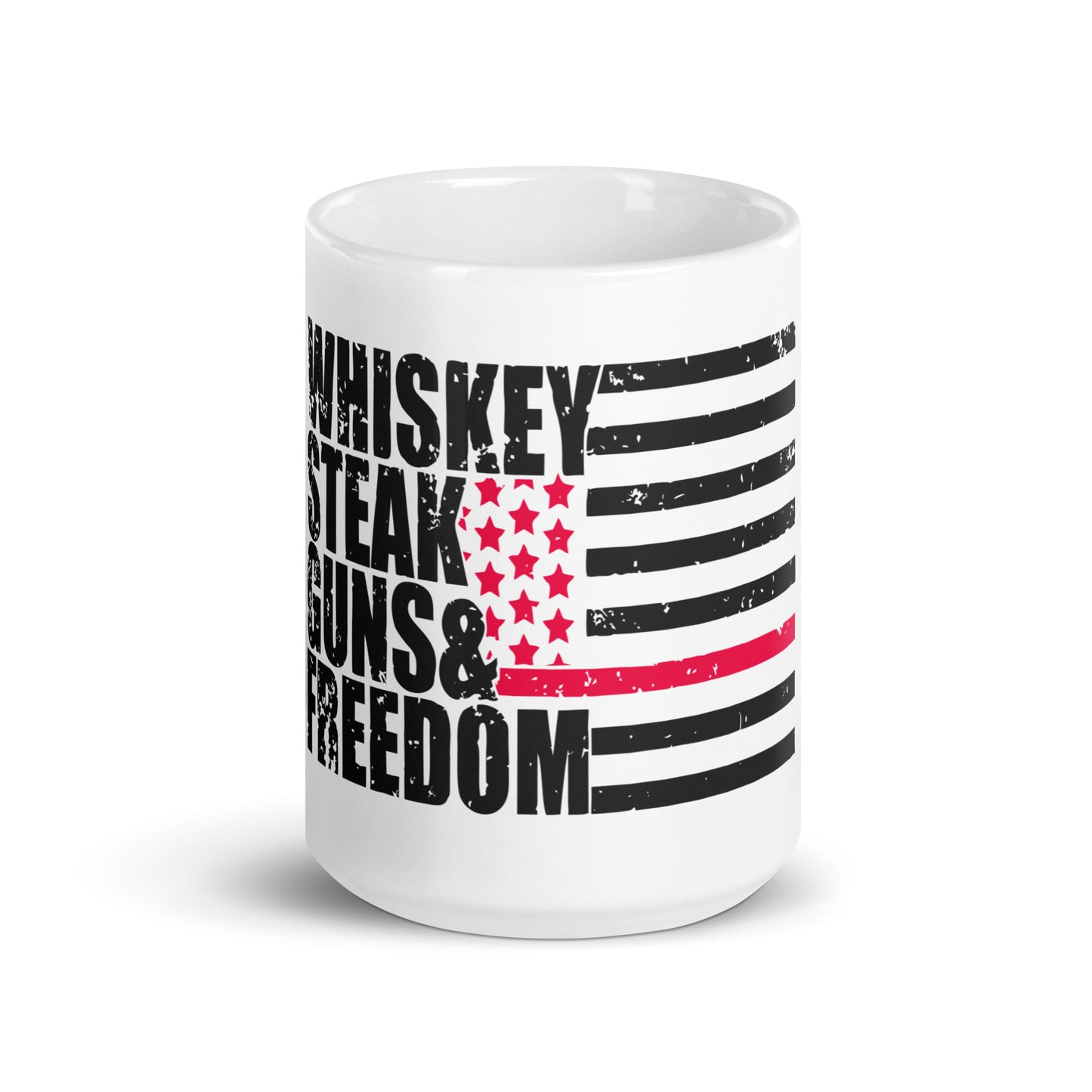 Whiskey Steak Guns Freedom Coffee Mug - American Revival Gear