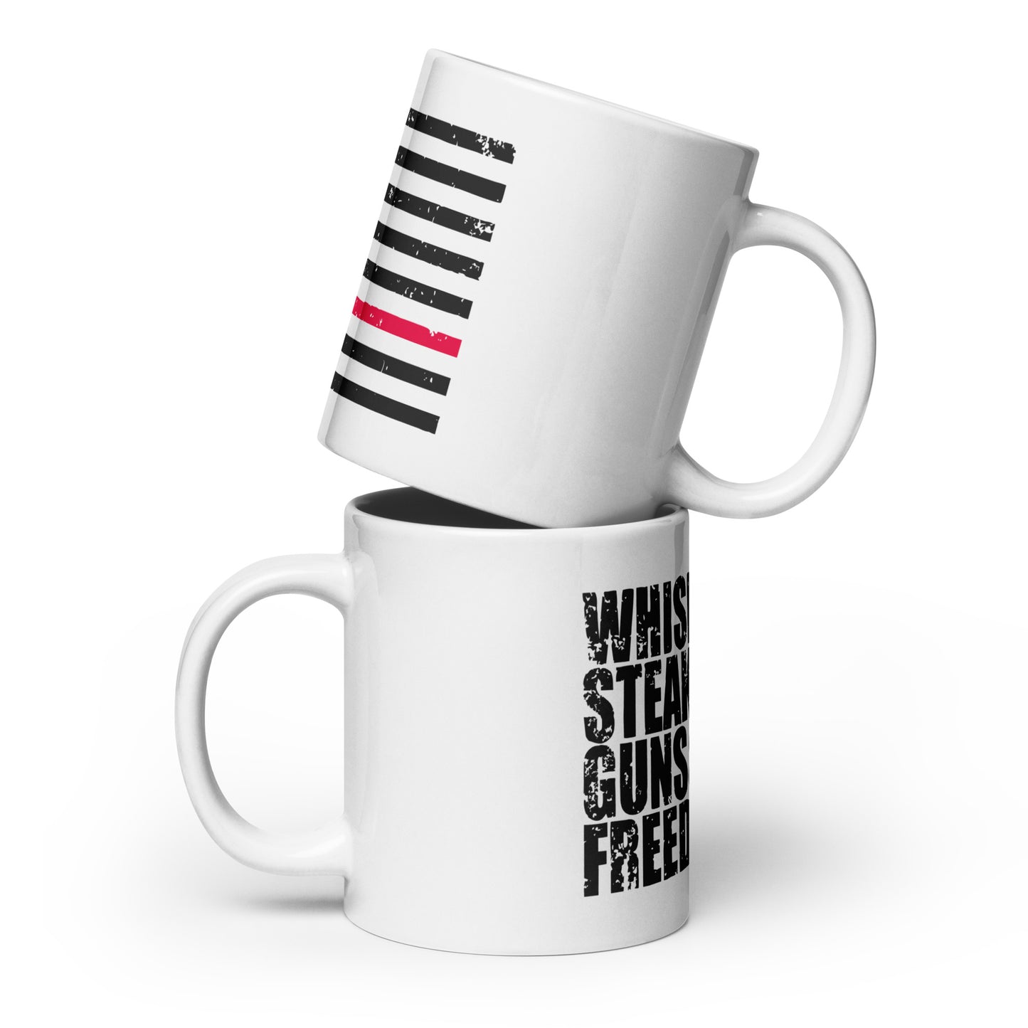 Whiskey Steak Guns Freedom Coffee Mug - American Revival Gear