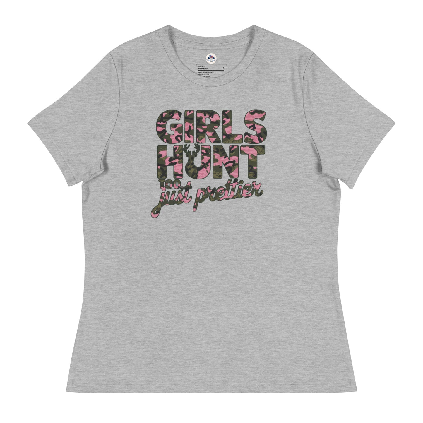 Women's Hunting T-Shirt - Girls Hunt Too, Just Prettier - American Revival Gear