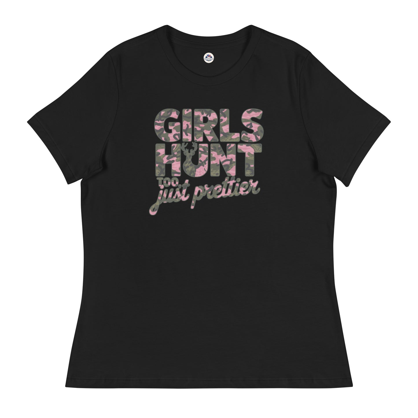 Women's Hunting T-Shirt - Girls Hunt Too, Just Prettier - American Revival Gear
