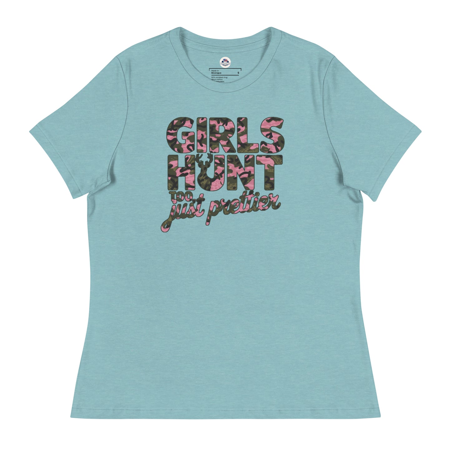 Women's Hunting T-Shirt - Girls Hunt Too, Just Prettier - American Revival Gear
