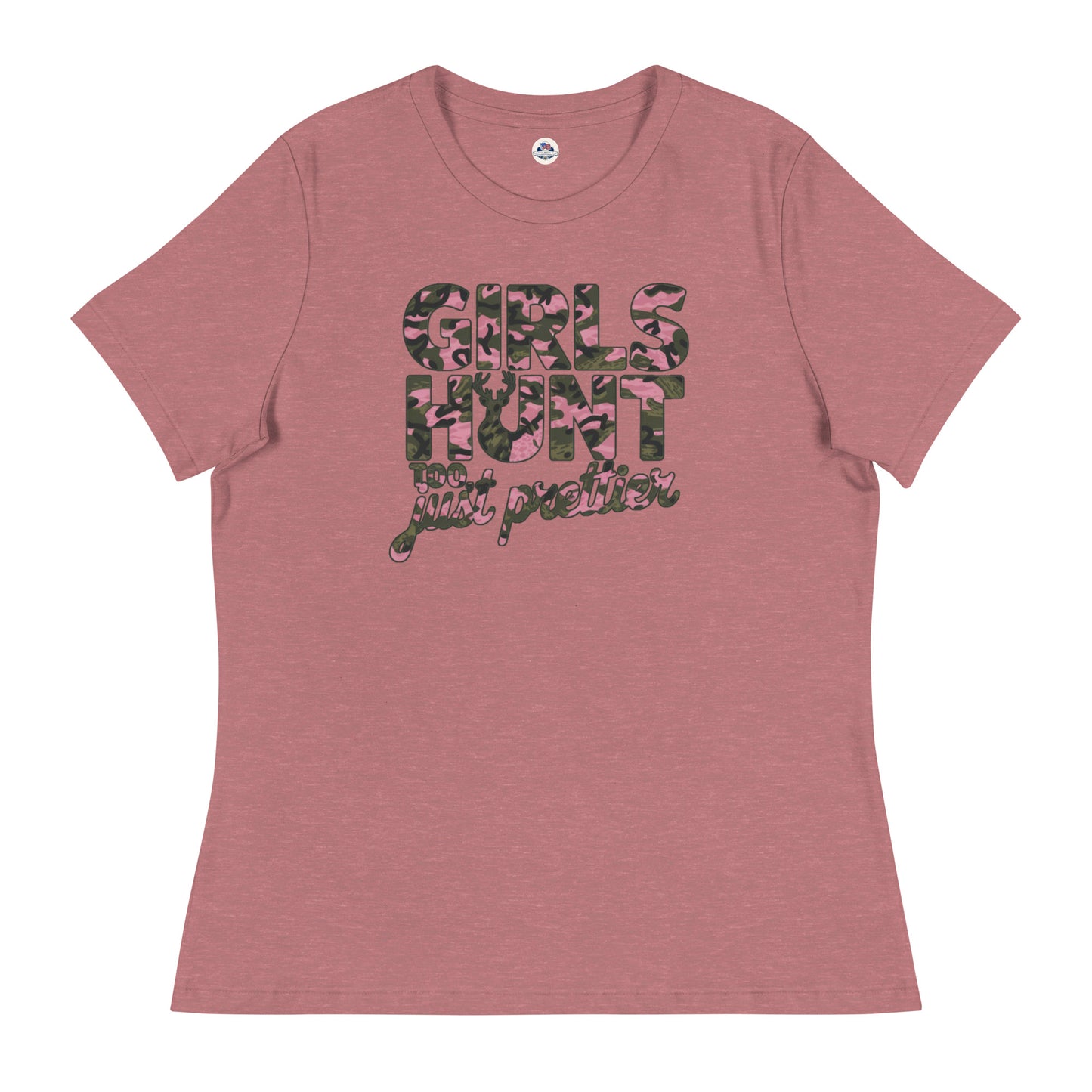 Women's Hunting T-Shirt - Girls Hunt Too, Just Prettier - American Revival Gear