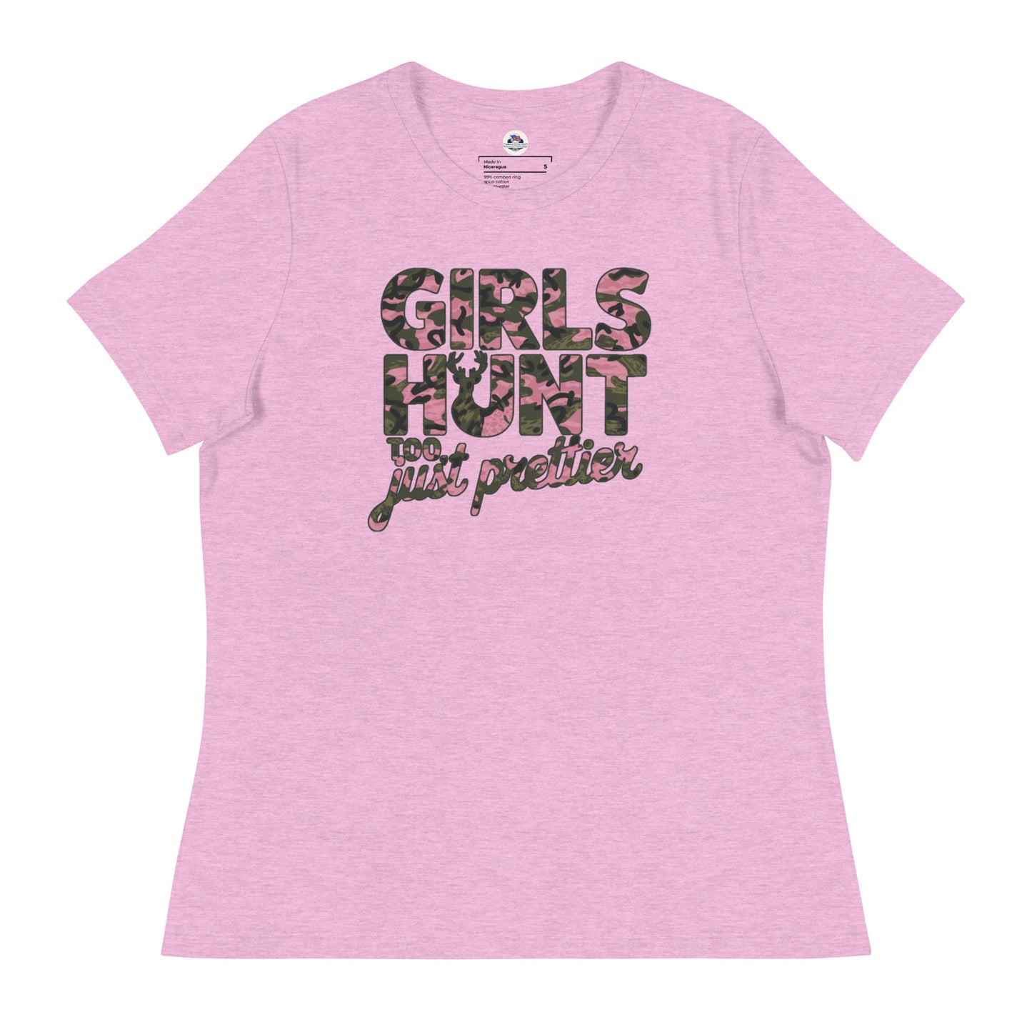 Women's Hunting T-Shirt - Girls Hunt Too, Just Prettier - American Revival Gear