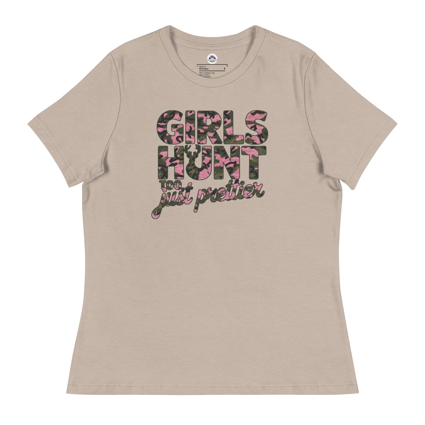 Women's Hunting T-Shirt - Girls Hunt Too, Just Prettier - American Revival Gear