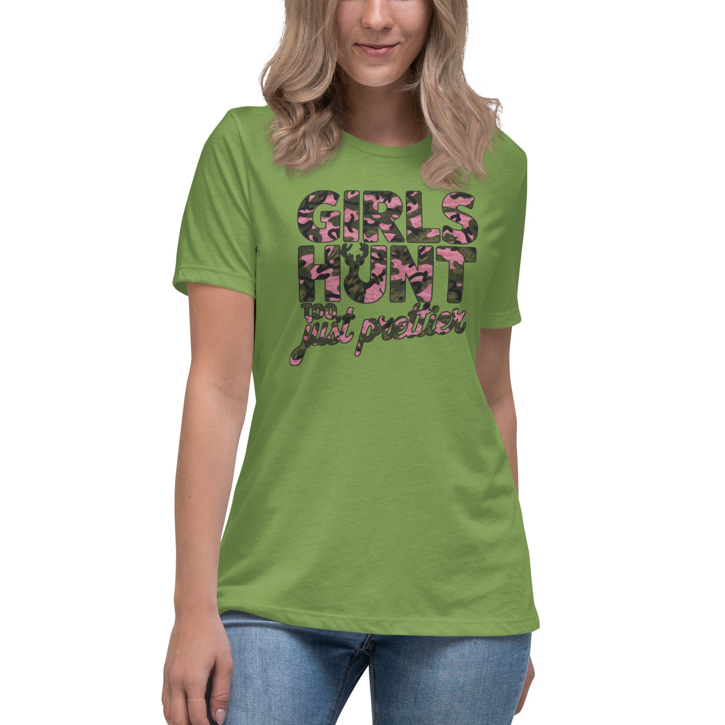 Women's Hunting T-Shirt - Girls Hunt Too, Just Prettier - American Revival Gear