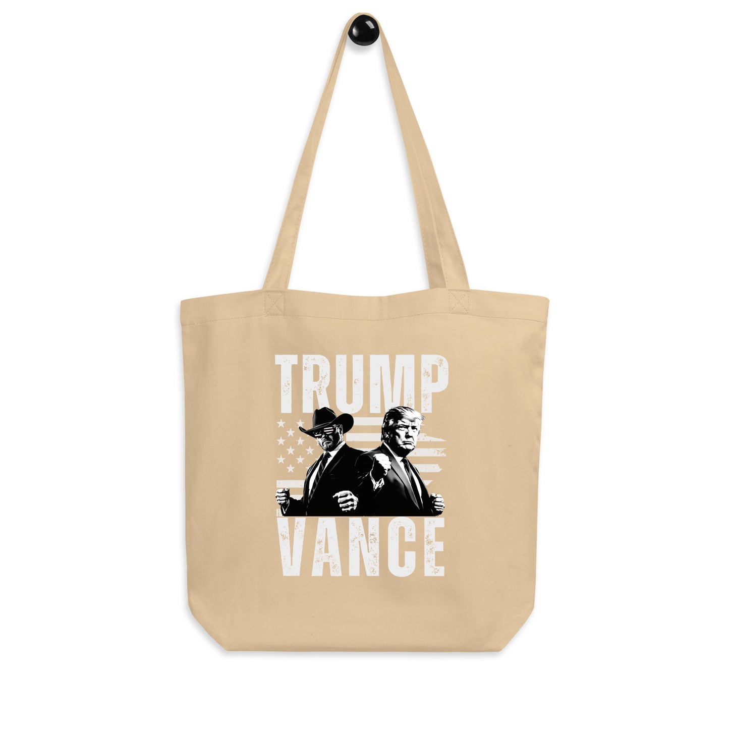 Trump Vance Duo Patriotic Organic Cotton Tote Bag - American Revival Gear
